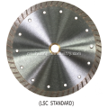 Lightning Series Turbo Diamond Saw Blade (Turbo Berterusan)